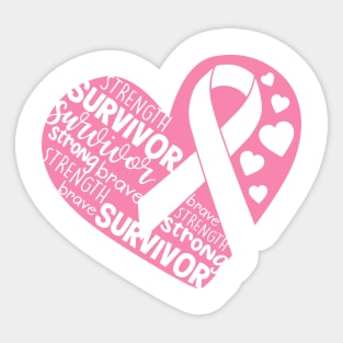 breast cancer survivor Sticker